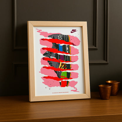 Cadre Photo Nike - Jordan 3 Illustration