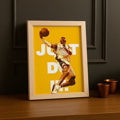 Cadre photo NBA - Just Do It Kobe Bryant