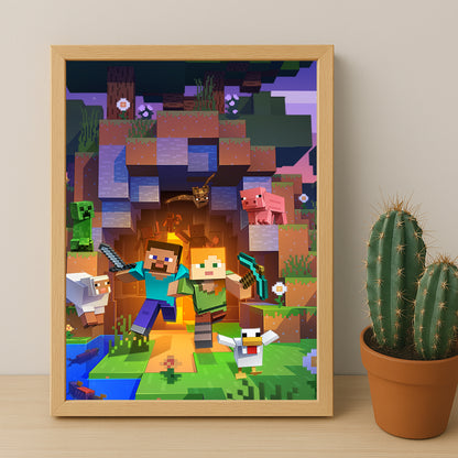 Cadre photo Minecraft
