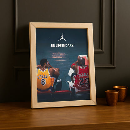 Cadre photo NBA - Be Legendary Jordan x Bryant