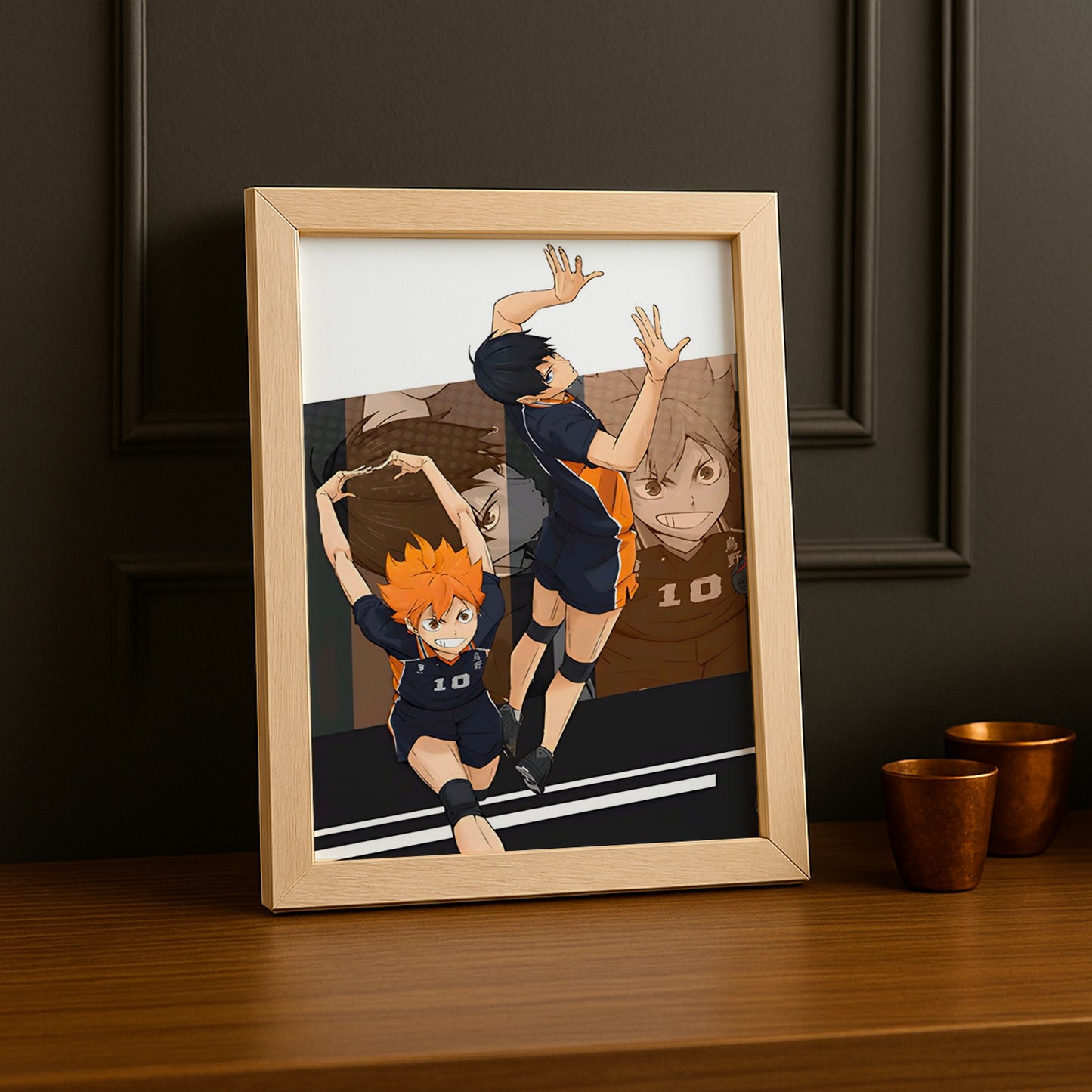 Cadre photo Volley-Ball - Haikyu Karasuno Duo