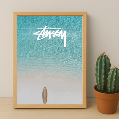 Cadre photo Stüssy - Light Blue Ocean