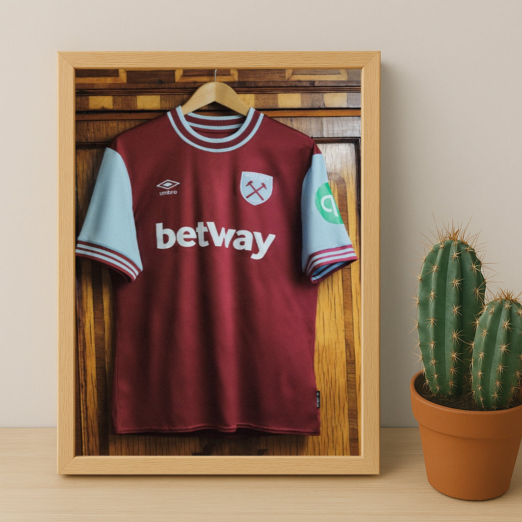 Cadre photo - Maillot West Ham 25-26