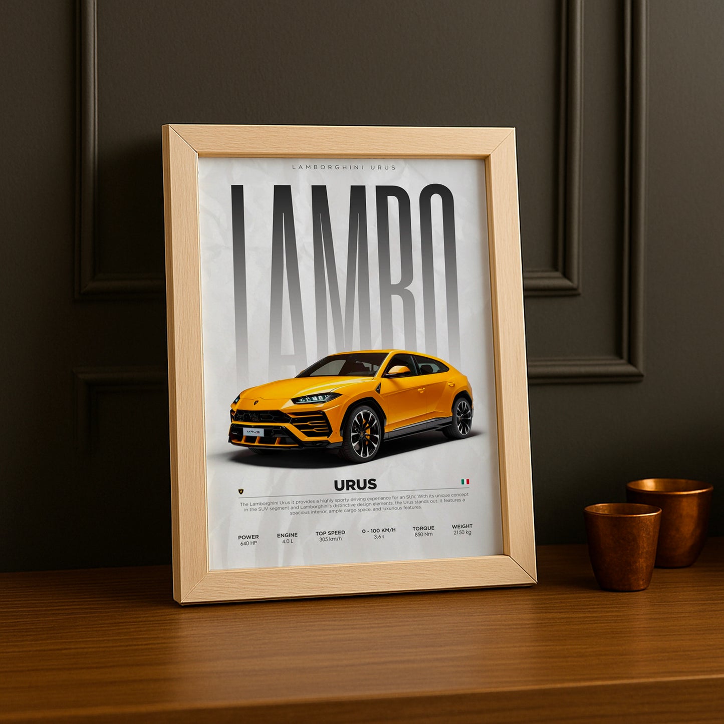 Cadre photo Lamborghini Urus