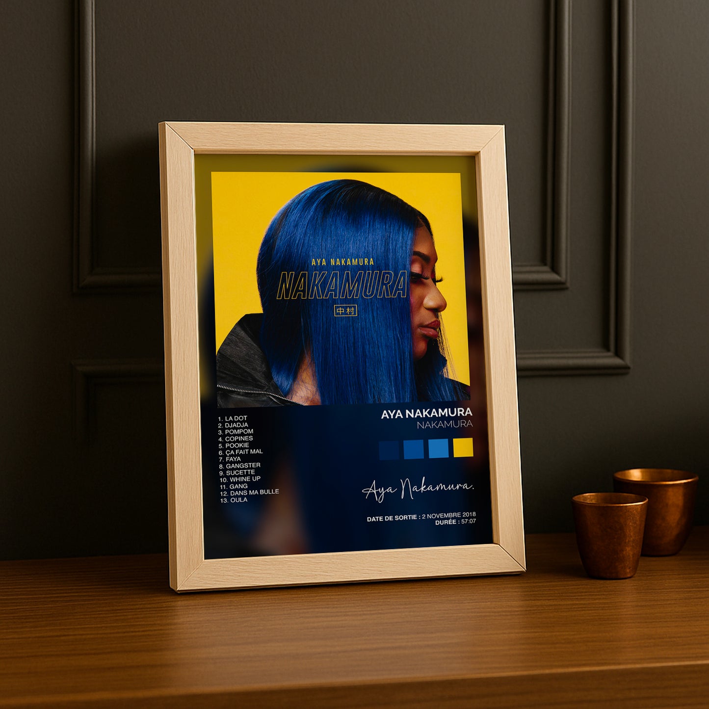Cadre photo Album Musicaux - Nakamura d'Aya Nakamura