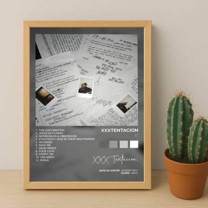 Poster Tentacion - Album 17