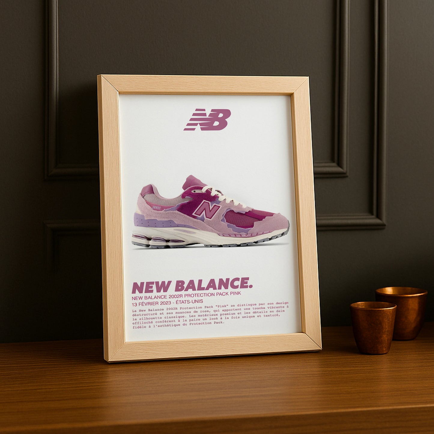 Cadre photo New Balance 2002R Protection Pack Pink