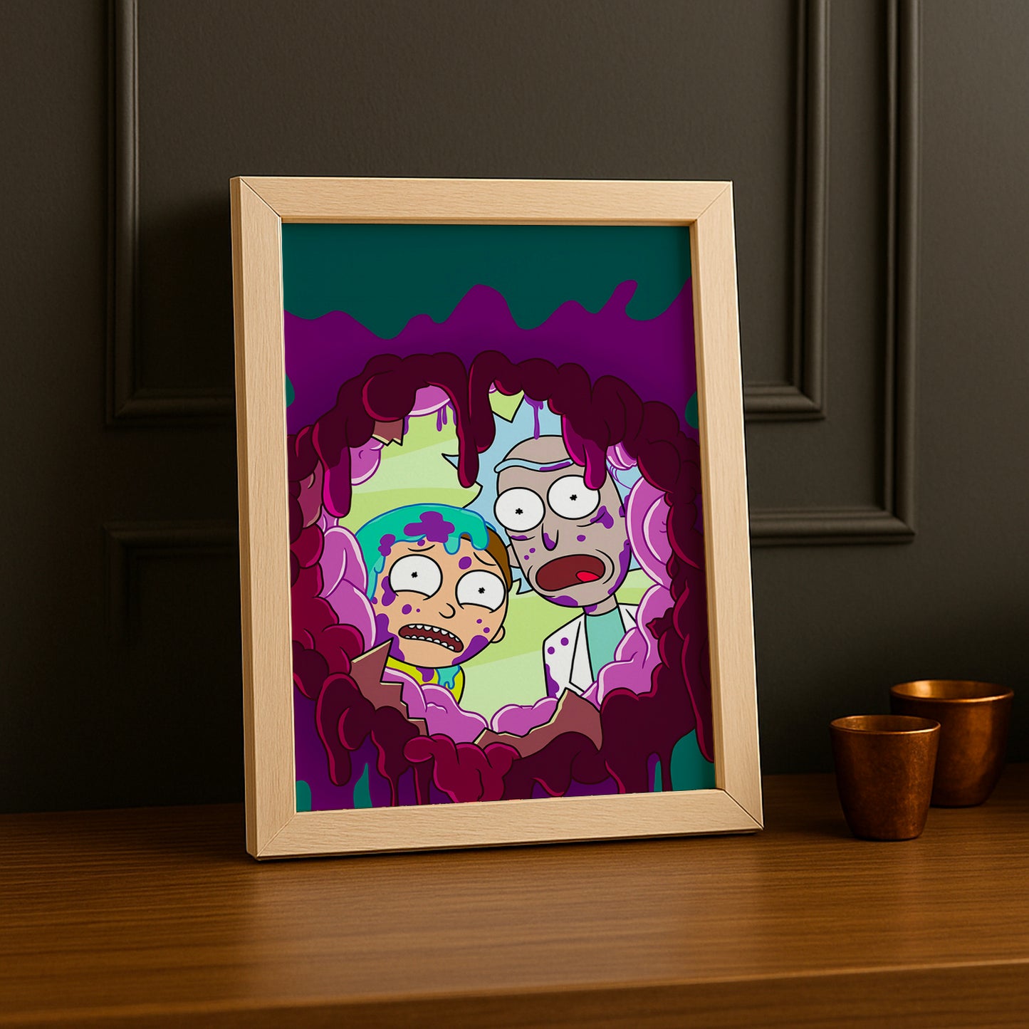 Cadre photo de Rick et Morty