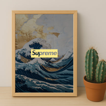 Cadre photo Supreme - Golden Wave