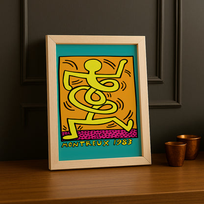 Cadre photo Keith Haring