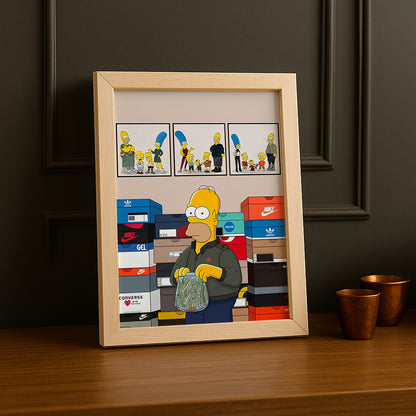 Poster Nike Homer Simpson