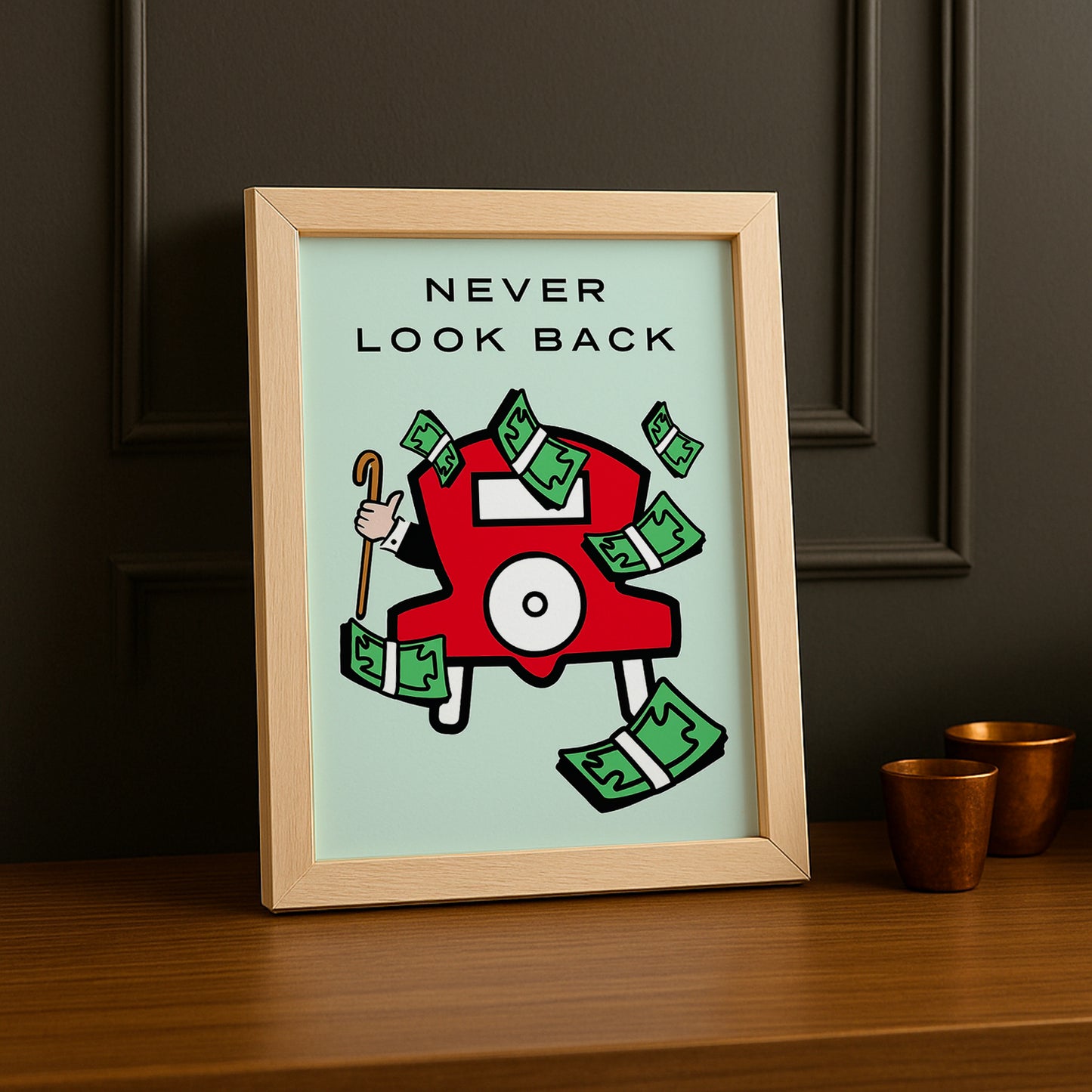 Monopoly Never look back - Cadre photo