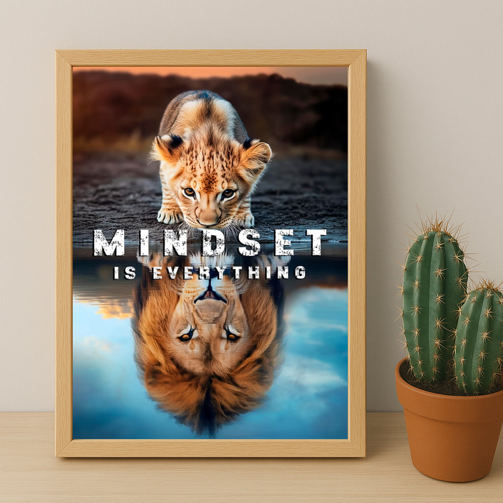 Cadre photo Motivation - Mindset is everything