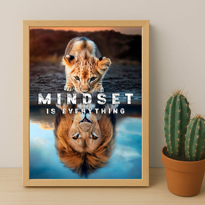 Cadre photo Motivation - Mindset is everything