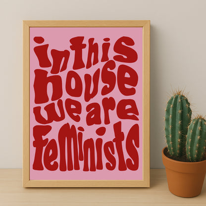 Cadre photo Citation - Feminists