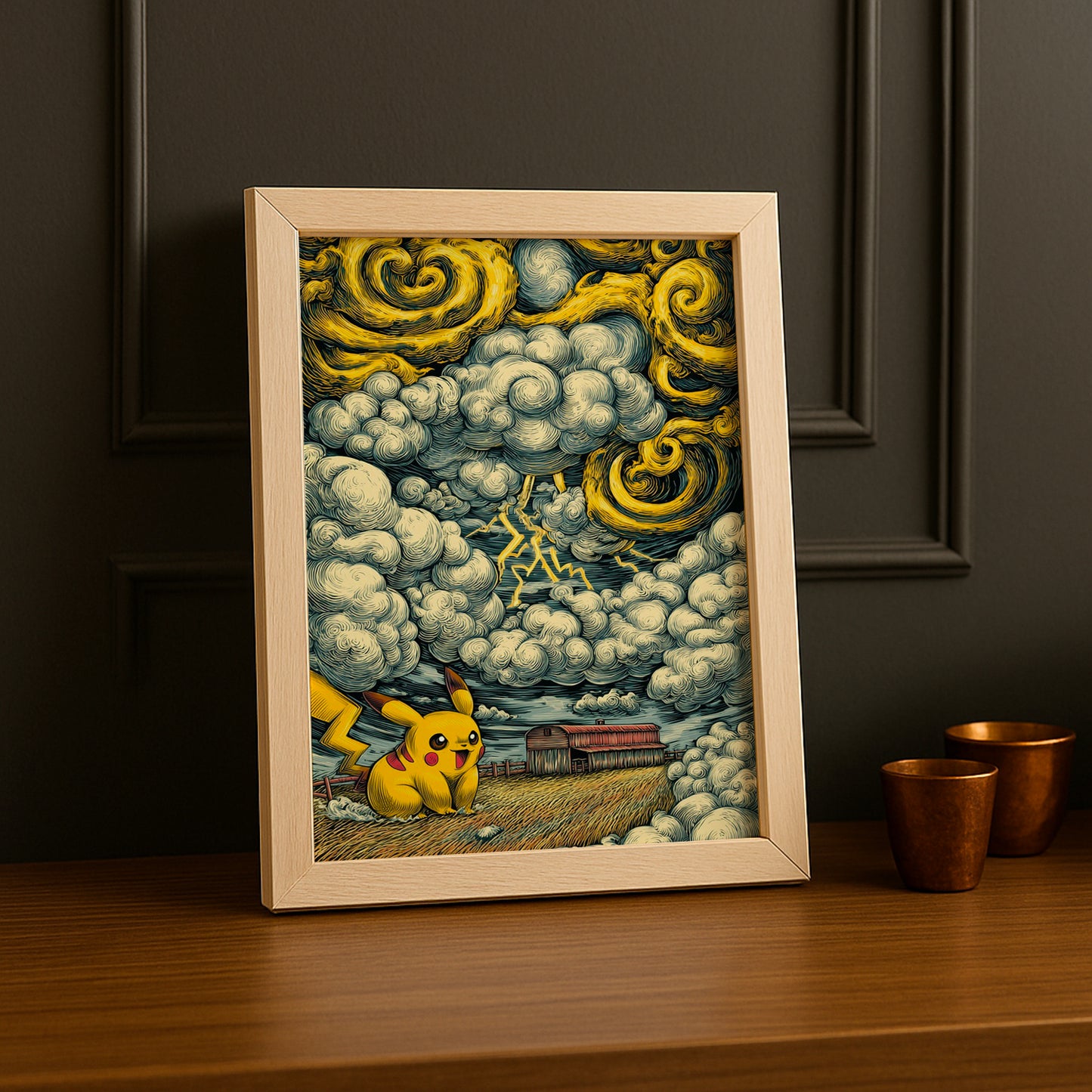 Cadre Photo Pokémon - Pikachu Champs