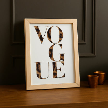 Cadre photo Vogue - Léopard
