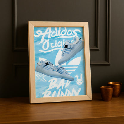 Cadre photo Adidas - Bad Bunny