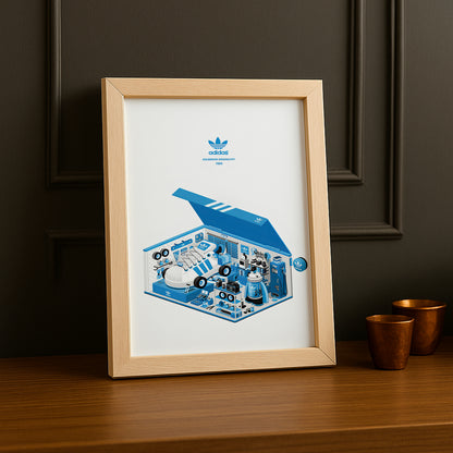 Cadre photo Adidas - Sneakers