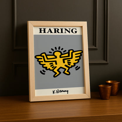 Cadre photo Keith Haring Angel