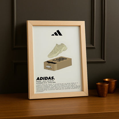 Adidas Yeezy 500 Blush Fotorahmen 