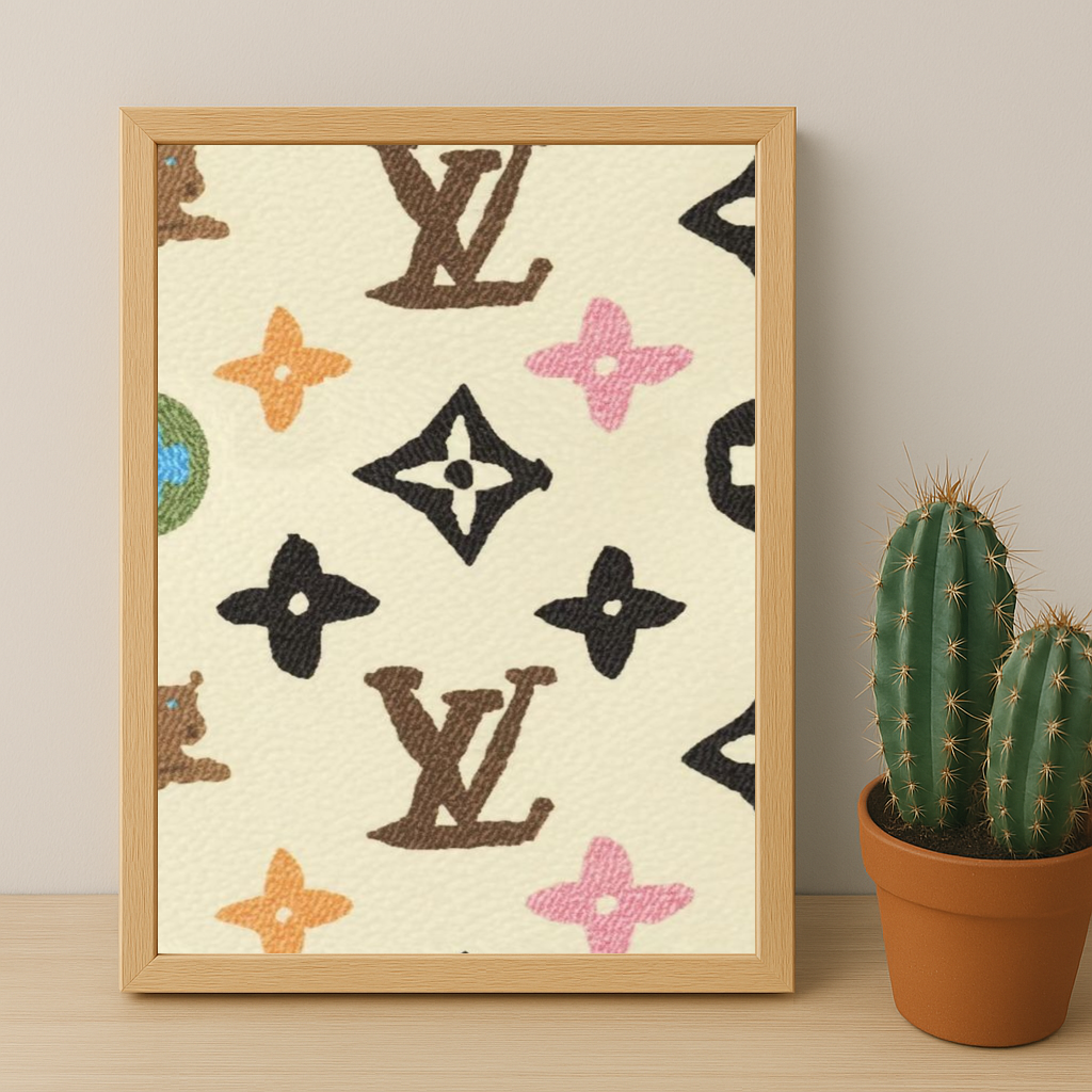 Cadre photo Louis Vuitton multi-couleurs