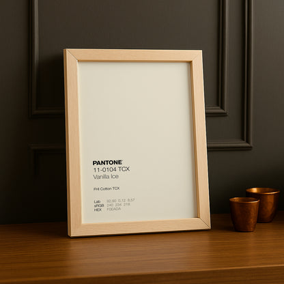 Cadre Photo Pantone - Vanilla Ice