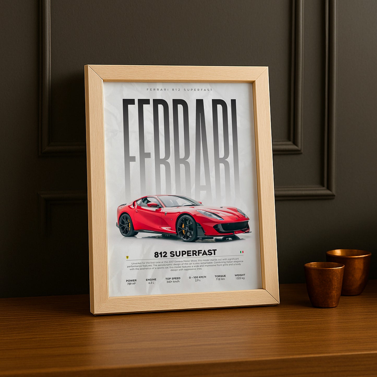 Cadre photo Ferrari 812 Superfast