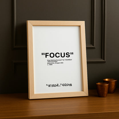 Cadre photo Off-White Focus