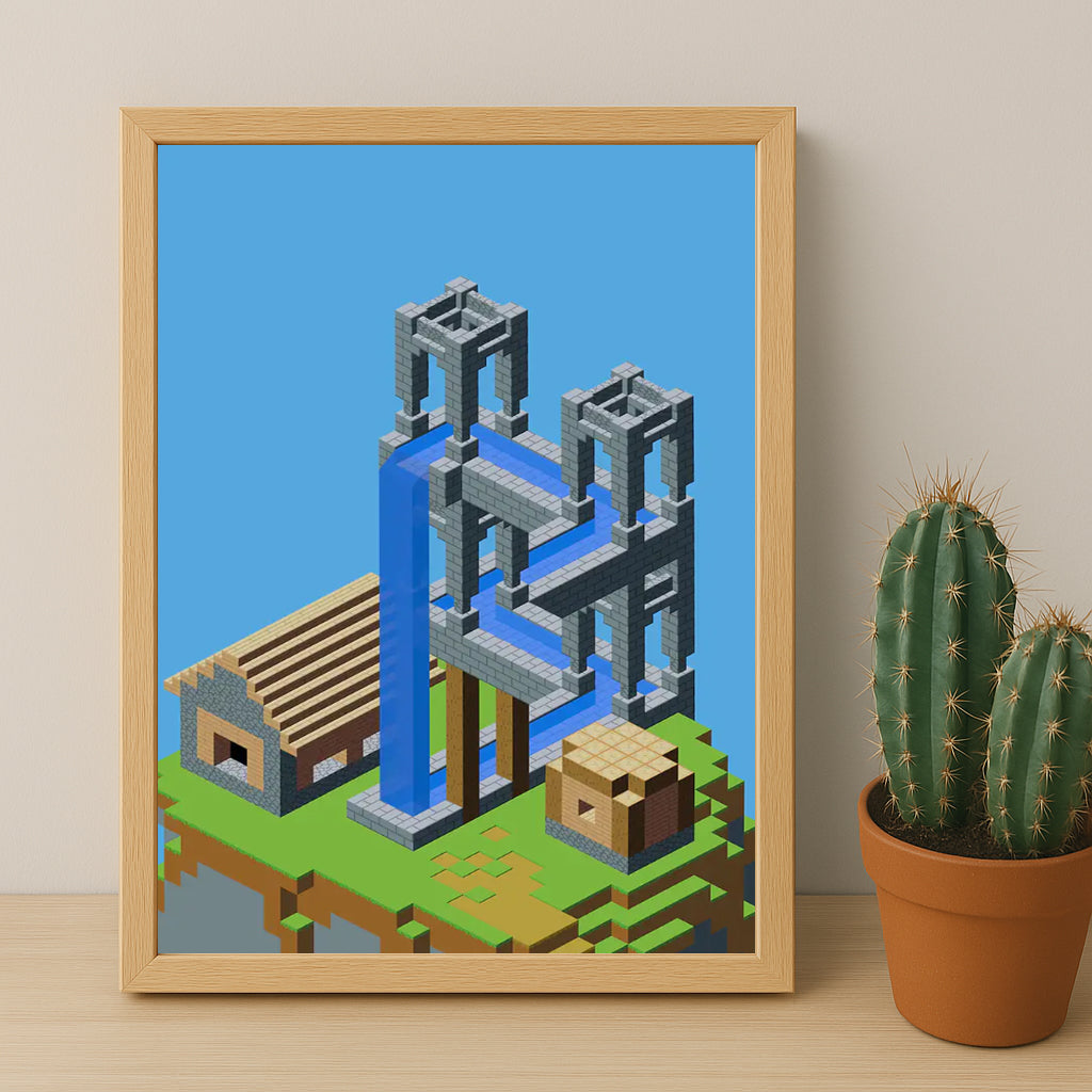 Cadre photo Minecraft - Construction