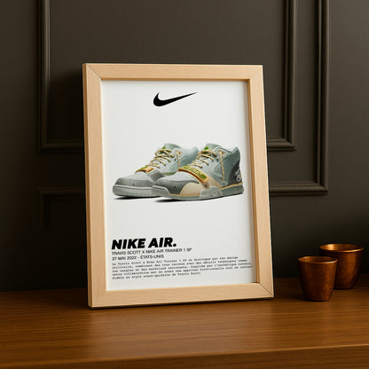 Cadre photo Travis Scott x Nike Air Trainer 1 SP