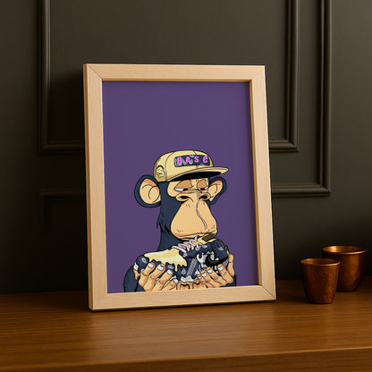 Cadre photo Bayc Nike Dunk SB Travis Scott