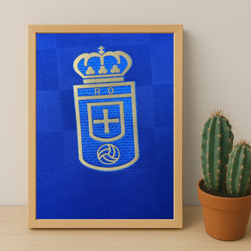 Cadre photo - Maillot Real Oviedo 25-26