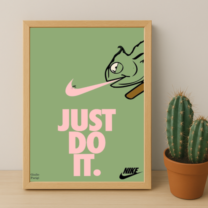 Poster Nike Just do It Grenouille