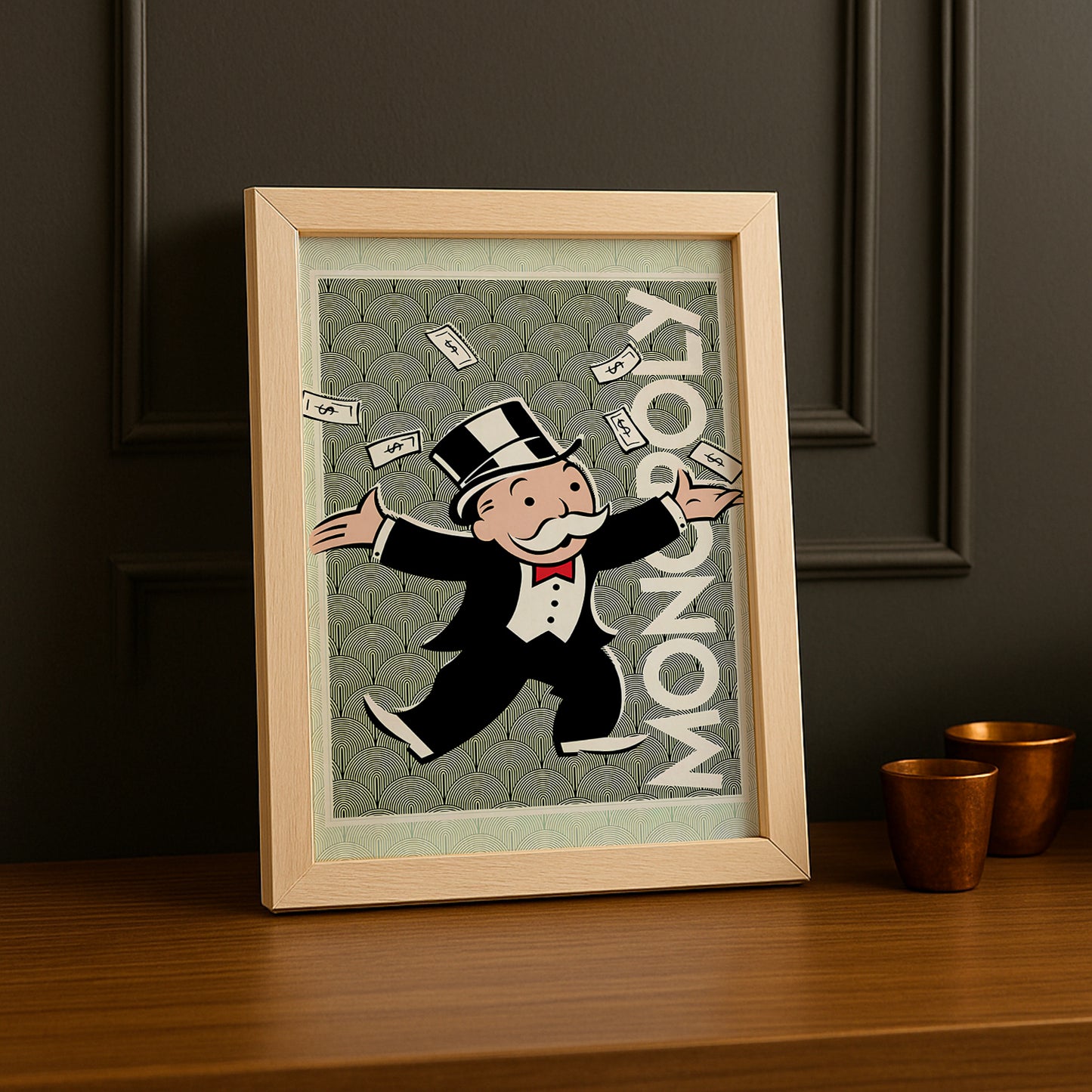 Monopoly Vert - Cadre photo