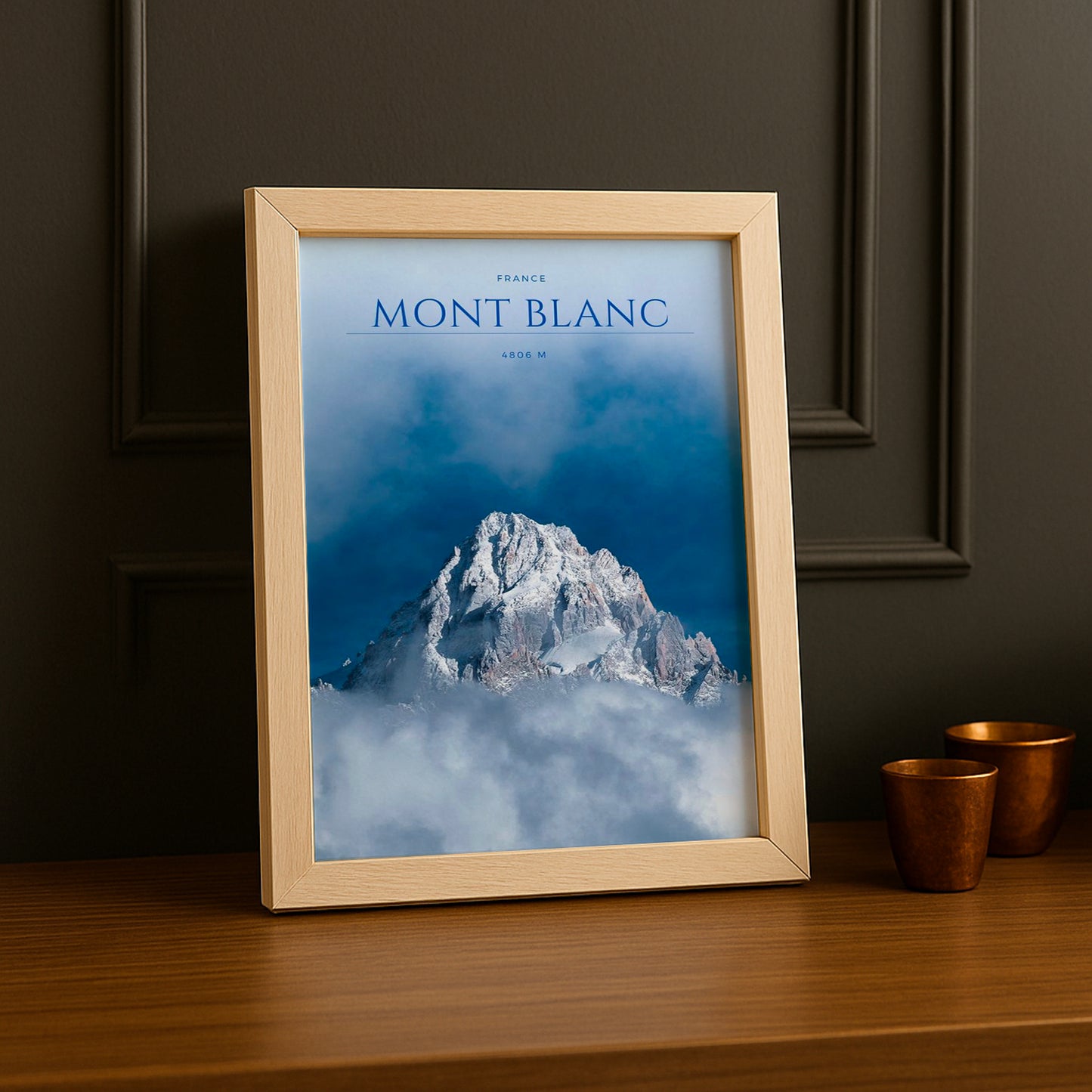 Cadre Photo Naturel - Mont Blanc France