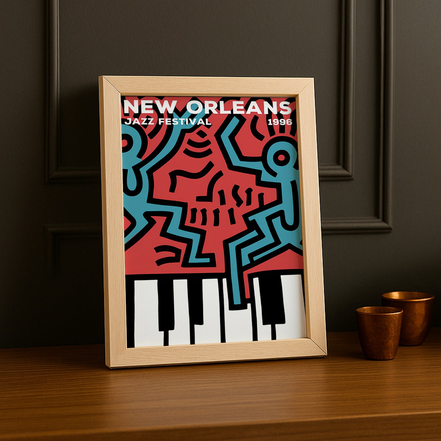 Cadre photo Keith Haring