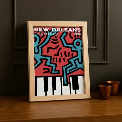 Cadre photo Keith Haring