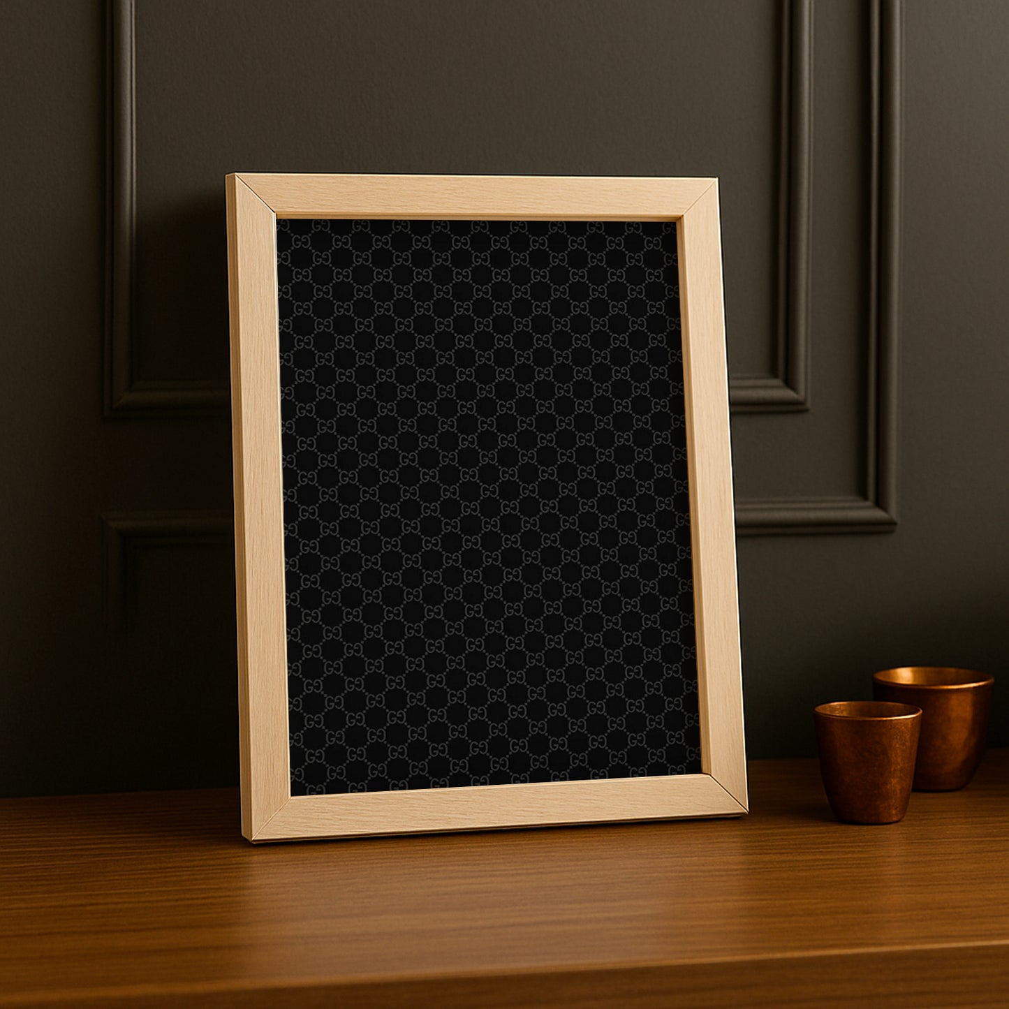 Cadre Photo Gucci - Black Monogram