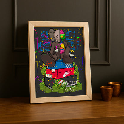 Poster Kaws street art