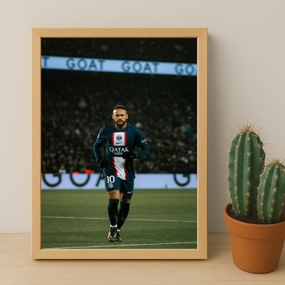 Poster encadrée Paris Saint-Germain - Neymar Junior