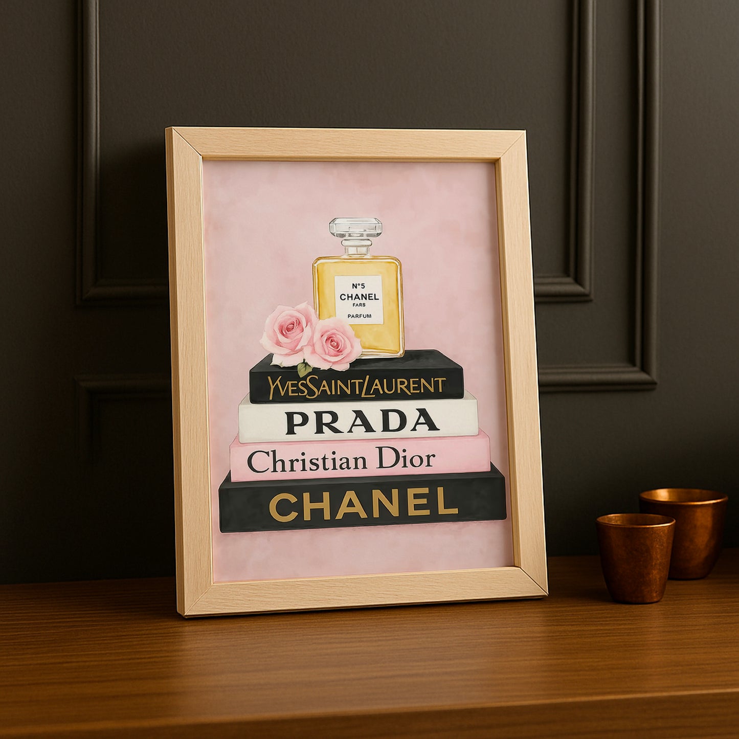 Cadre photo Mode - Livres N°5