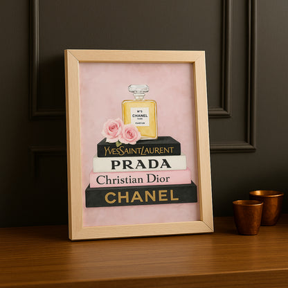 Cadre photo Mode - Livres N°5