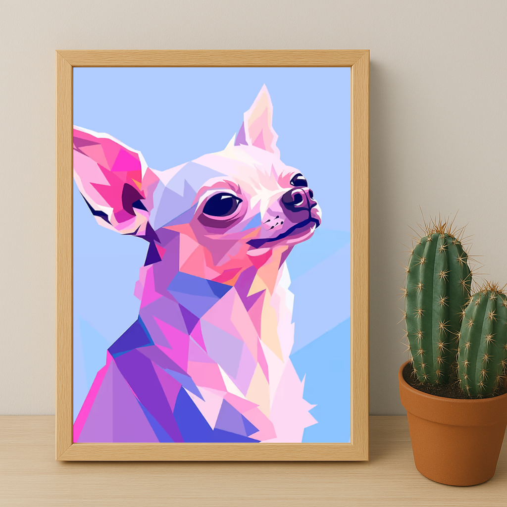 Chien géométrique - Poster