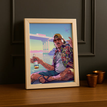 Poster Grand Theft Auto VI - Cal Hampton