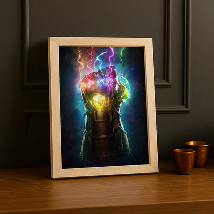 Cadre photo main de Thanos Marvel