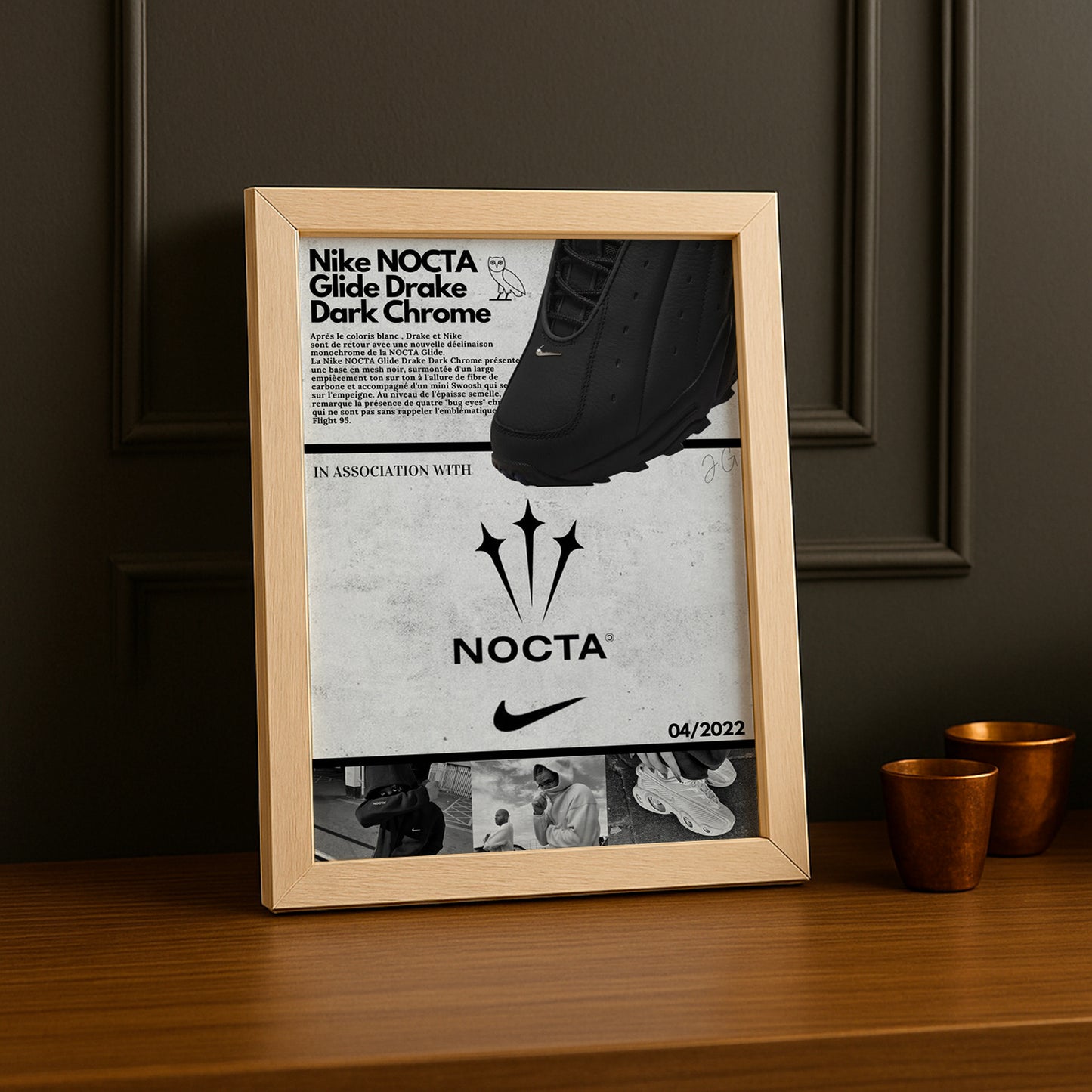 Cadre photo Nocta x Nike Glide