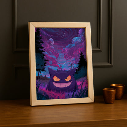 Cadre Photo Pokémon - Gengar Sunset
