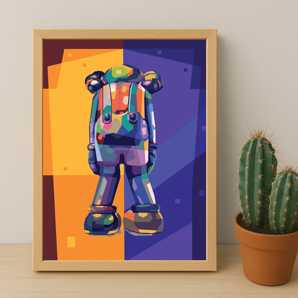 Cadre photo Kaws - Triste