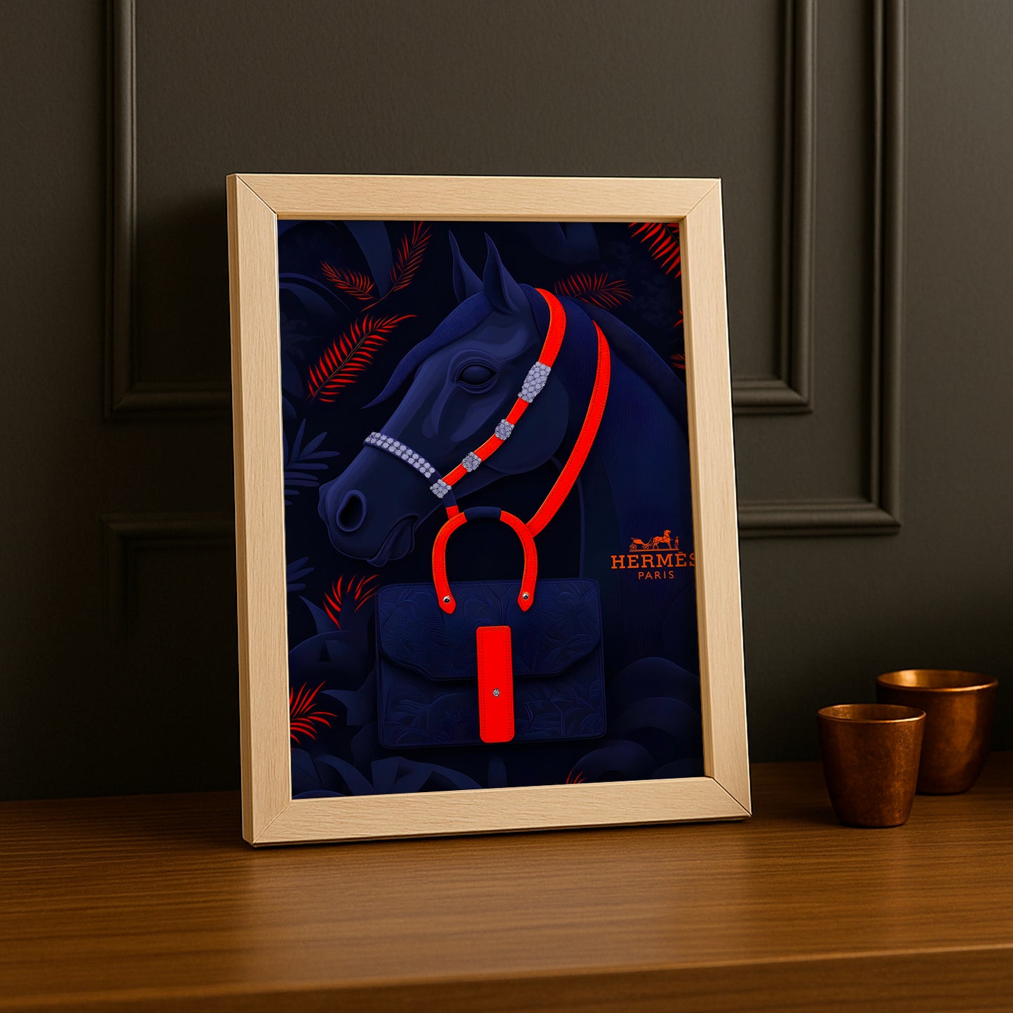 Cadre photo Hermès - Cheval Paris